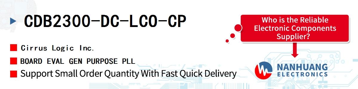 CDB2300-DC-LCO-CP Cirrus Logic BOARD EVAL GEN PURPOSE PLL